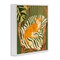 Stupell Industries Orange Cat in Rattan Chair Framed Giclee, design by Walker Noble